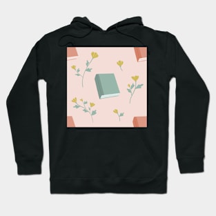 Books and Flowers Blush Hoodie